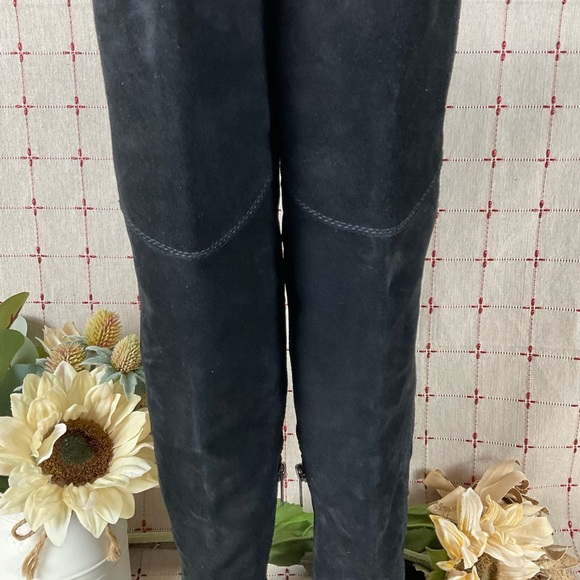 Vince Camuto Kreesell Over the Knee Black Suede Riding Boots Size 6 NWOB - Picture 4 of 10